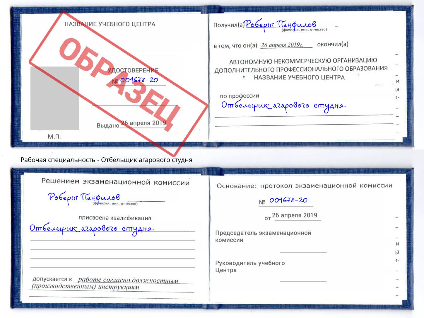 Отбельщик агарового студня Арзамас